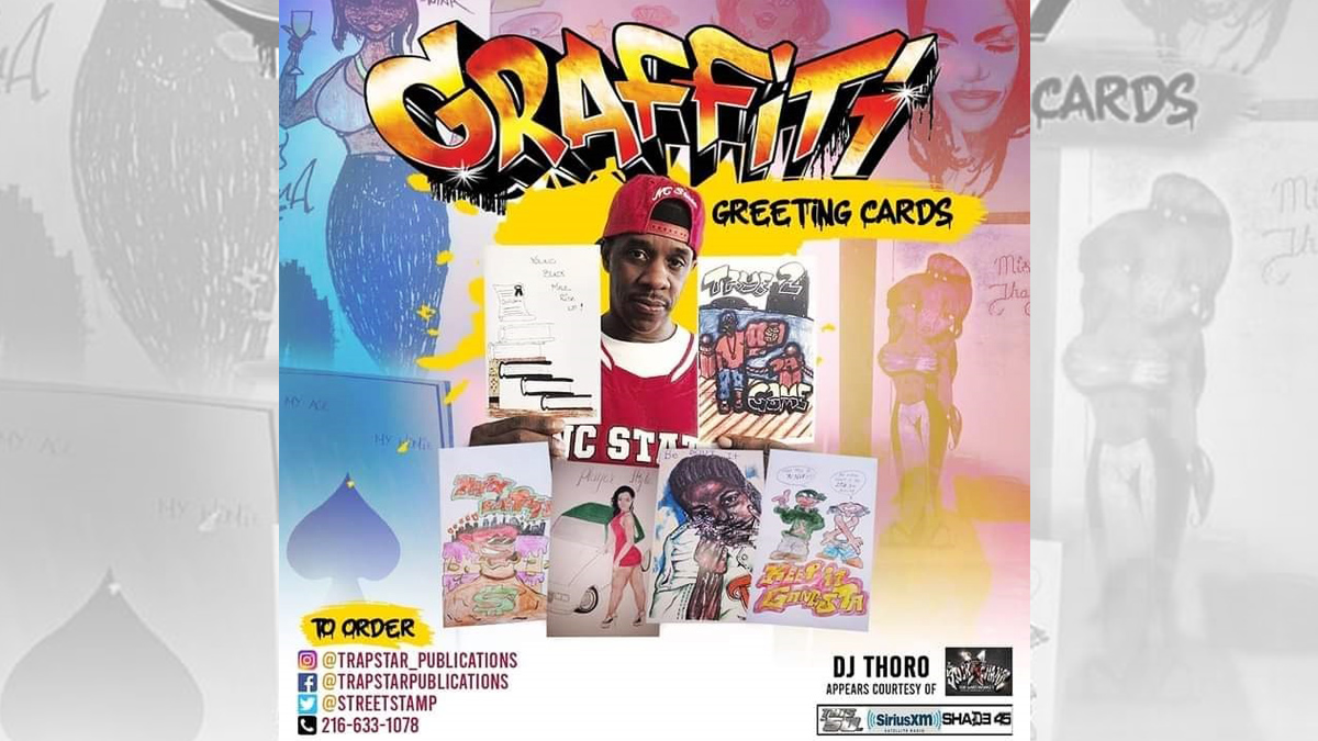 GRAFFITI Greeting Cards by Trapstar Publications